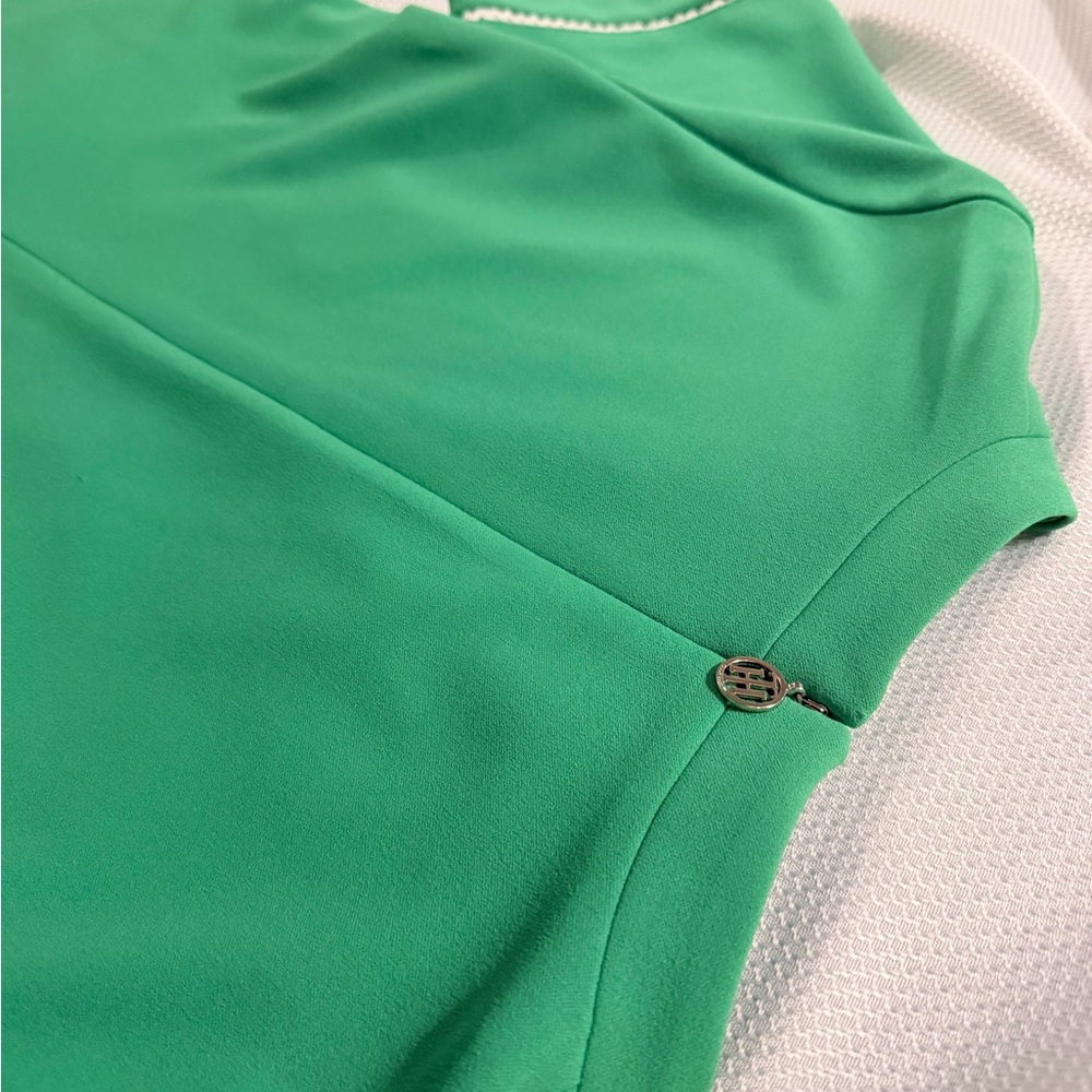 Tommy Hilfiger Green Dress with White Trim - Picture 6 of 6